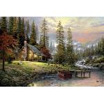 Schmidt Spiele - Puzzle Kinkade: A Peaceful Retreat - 500 piese