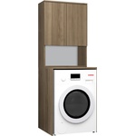 TopMebel Шкаф за пералня TopMebel от меламин в цвят орех 65x60x178см