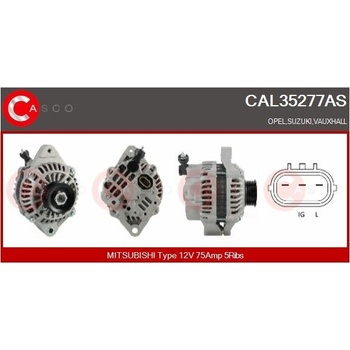 Generátor CASCO CAL35277AS