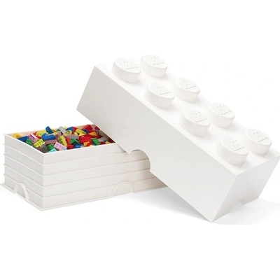 LEGO® úložný box 25 x 50 x 18 cm biela