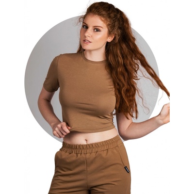 LALAVOOM Crop Top Brown