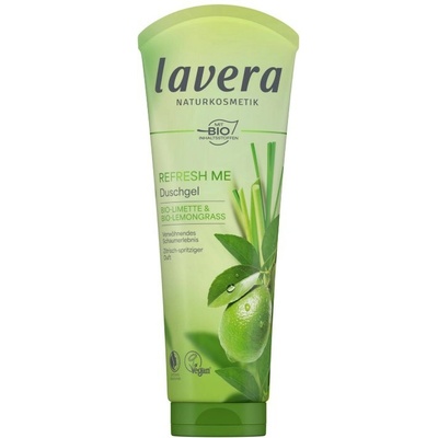 Lavera Refresh Me limetka a citronová tráva sprchový gel eco vegan 250 ml