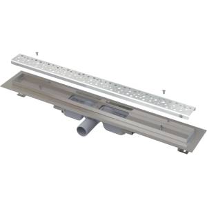 Alcadrain - Душ канал „Antivandal Low 55 см, с решетка, неръждаема стомана, матова APZ111-550M (APZ111-550M)