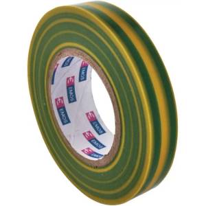EMOS Изолационна лента pvc 15 мм / 10 м зеленожълта 1 бр 70985 (2001151050)