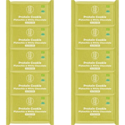 BrainMax Pure Protein Cookie Pistácie & Biela čokoláda BIO 10 x 60 g