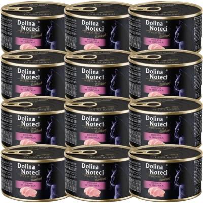 Dolina Noteci Premium Sterilised за котки, богато на пуйка 12x185 г