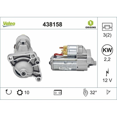 Štartér VALEO ORIGINS NEW OE TECHNOLOGY 438158