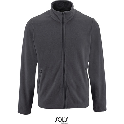 Sol's Collection mikina Norman Men fleecová pánská COT-25209323801 Šedá charcoal