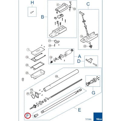 SPAMG226A00 kit piestu pre pohon TTN6024