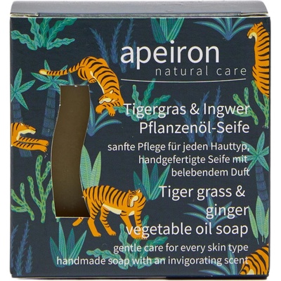 Apeiron mydlo z rastlinného oleja tigria tráva a zázvor 100 g