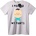 NOONEBRAND Тениска Изпраних си гащите - 2XL, White