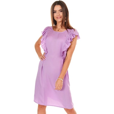 FASARDI Ефирна дамска рокля във виолетов цвят 19840fa-19840_violet - Виолетов, размер uniw