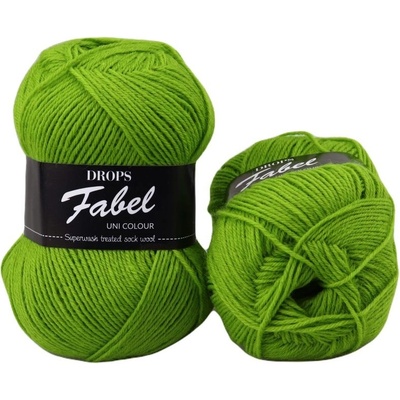 Drops Fabel UNI 112 zelené jablko