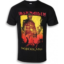 Rock Off tričko metal Iron Maiden The Wicker Man Fire čierna