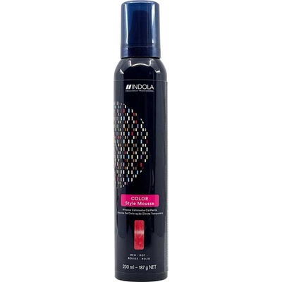 Indola Color Style Mousse 200 ml полутрайна боя Red