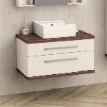 InterCeramic PVC шкаф за баня InterCeramic ICP 8144-2 с две чекмеджета - стенен модел, 81 см (ICP 8144-2)