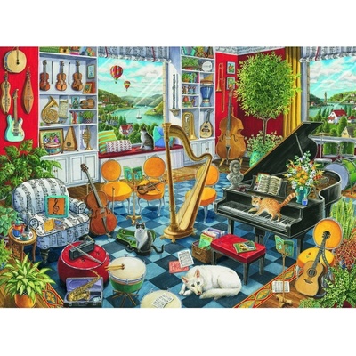 RAVENSBURGER Hudební místnost 500 dílků