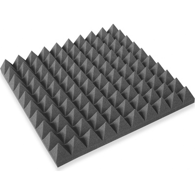 Mega-acoustic Akustická pěna jehlan grafit 115x195x5 cm – Zboží Mobilmania