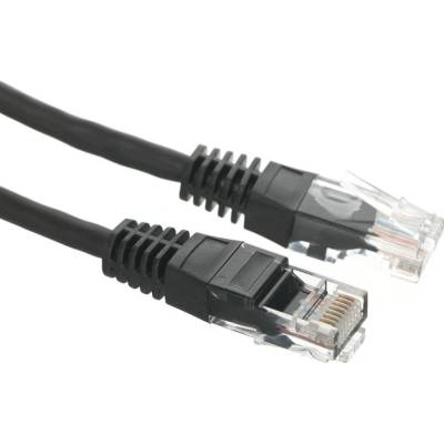 A-LAN KKU5CZA0.5 Cat5e, U/UTP (UTP), 0,5m, černý