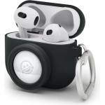 elago Защитен калъф Elago AirPods 3 Snapshot Silicone Case, за Apple AirPods 3, силиконов, с карабинер, черен (EAP3AT1-BK)