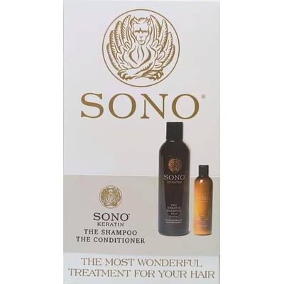 Sono Keratin Комплект - Шампоан и Балсам с кератин, 250 + 50 ml