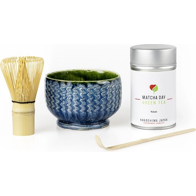 Matcha Day Bio Kasai modrá plechovka 50 g