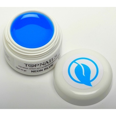 Topnails UV gél farebný neónový modrý 523 5g