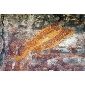 DIMEX ART Флизелинов фототапет древна скална рисунка 375 x 250 см