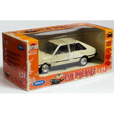 WELLY FSO POLONEZ 1500 MR'78 BÉŽOVÝ BOREWICZLEGENDY PRL NOVÝ 24124 1:24