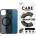 Panzer Гръб CARE by PanzerGlass за iPhone 14/13, Flagship, Smokey, Black MagSafe