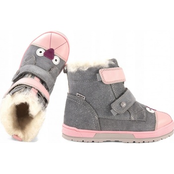 Bartek bartek 8400770 zimní boty zateplené sněhule kozačky s vlnou kožené