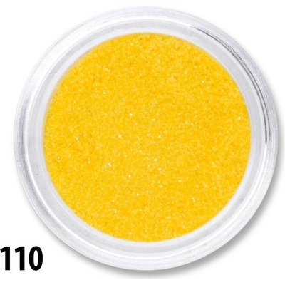 Glitrový prach na nechty žltý 110