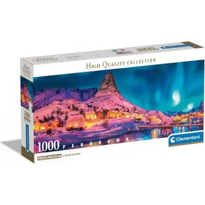 Clementoni - Puzzle Night Lofoten Island panorama - 1 000 piese
