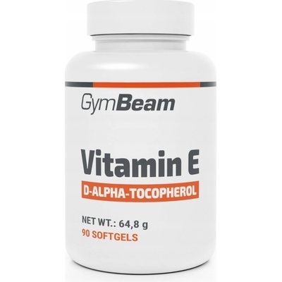 GymBeam Vitamín E D-alpha-tokoferol 90 kapsúl