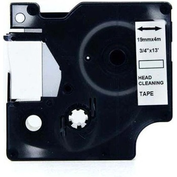 Pro Dymo Dymo 4589C, 19mm x 4m, черен печат / бял фон, чистене съвместима лента (4589C)