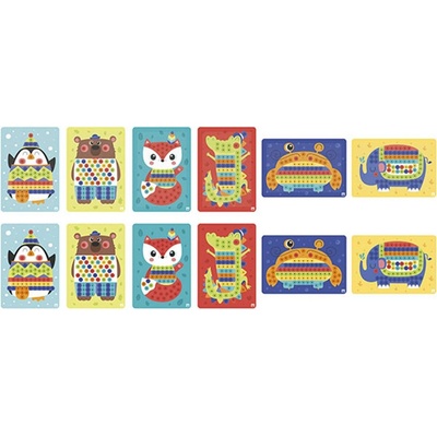 Eurekakids Образователна игра Eurekakids - Мозайка с животни, 160 части (EU39011792)