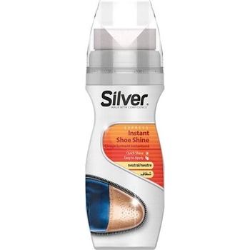 Silver tekutý vosk na obuv s aplikátorom Shoe shine bezfarebný 75g