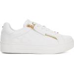 Dune London Маратонки Dune London Eisel Quilted Flatform Lace Up Trainers - White