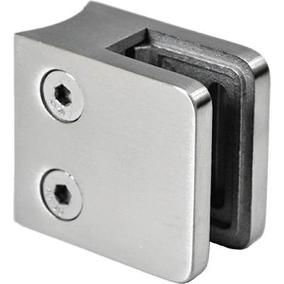 Svorka skla/plechu na trubku ø 48,3 mm, broušená AISI 304