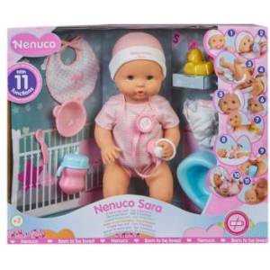 Famosa Nenuco Сара интерактивно бебе с аксесоари