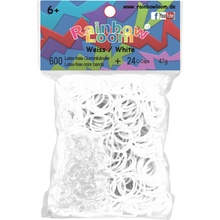 RAINBOW LOOM Original gumičky 600 kusov biele