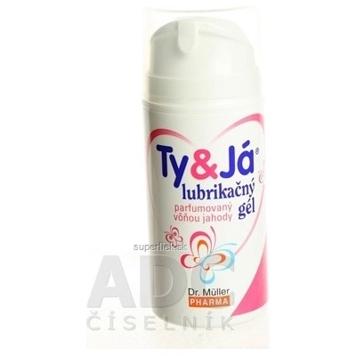 Dr. Müller Ty&Ja Lubrikačný gél Parfumovaný 100 ml lubrikant jahoda