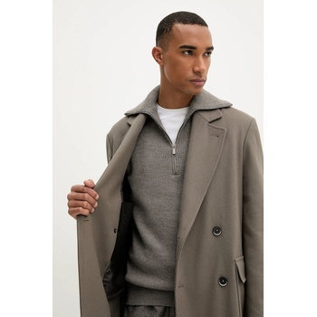 Barena venezia Палто с вълна BARENA VENEZIA Capospalla Gazabin в кафяво CSU5235.444 (CSU5235.444)