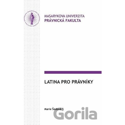 Latina pro právníky - Šedová Marie