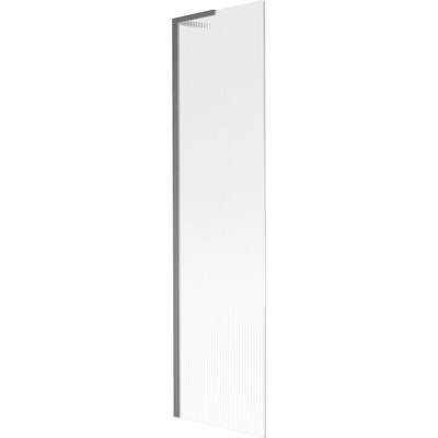 Mexen Next L параван за вана с 1 крило 50 x 150 см, райета, пистолетно сиво четкано - 895-050-000-03-09-66 (895-050-000-03-09-66)