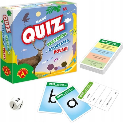 Alexander Toys Александър Микро Куиз Настолна игра Природа и география 196 въпроса (5906018028690)