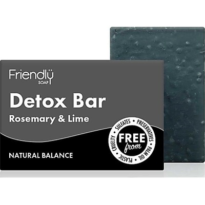 Friendly Soap přírodní mýdlo detoxikační rozmarýn a limeta 95 g