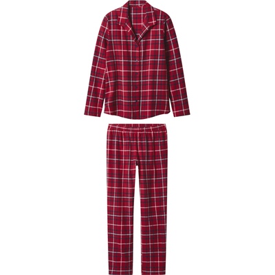 Esmera dámské flanelové pyžamo červená – Zboží Dáma