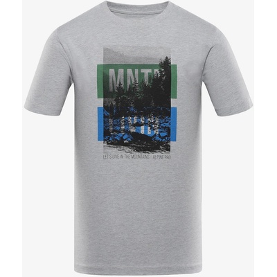 ALPINE PRO Сива мъжка тениска ALPINE PRO Nord ALPINE PRO | Siv | МЪЖЕ | S