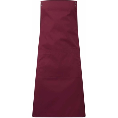 Premier Colours Swap & Pop Apron body Black burgundská fialová